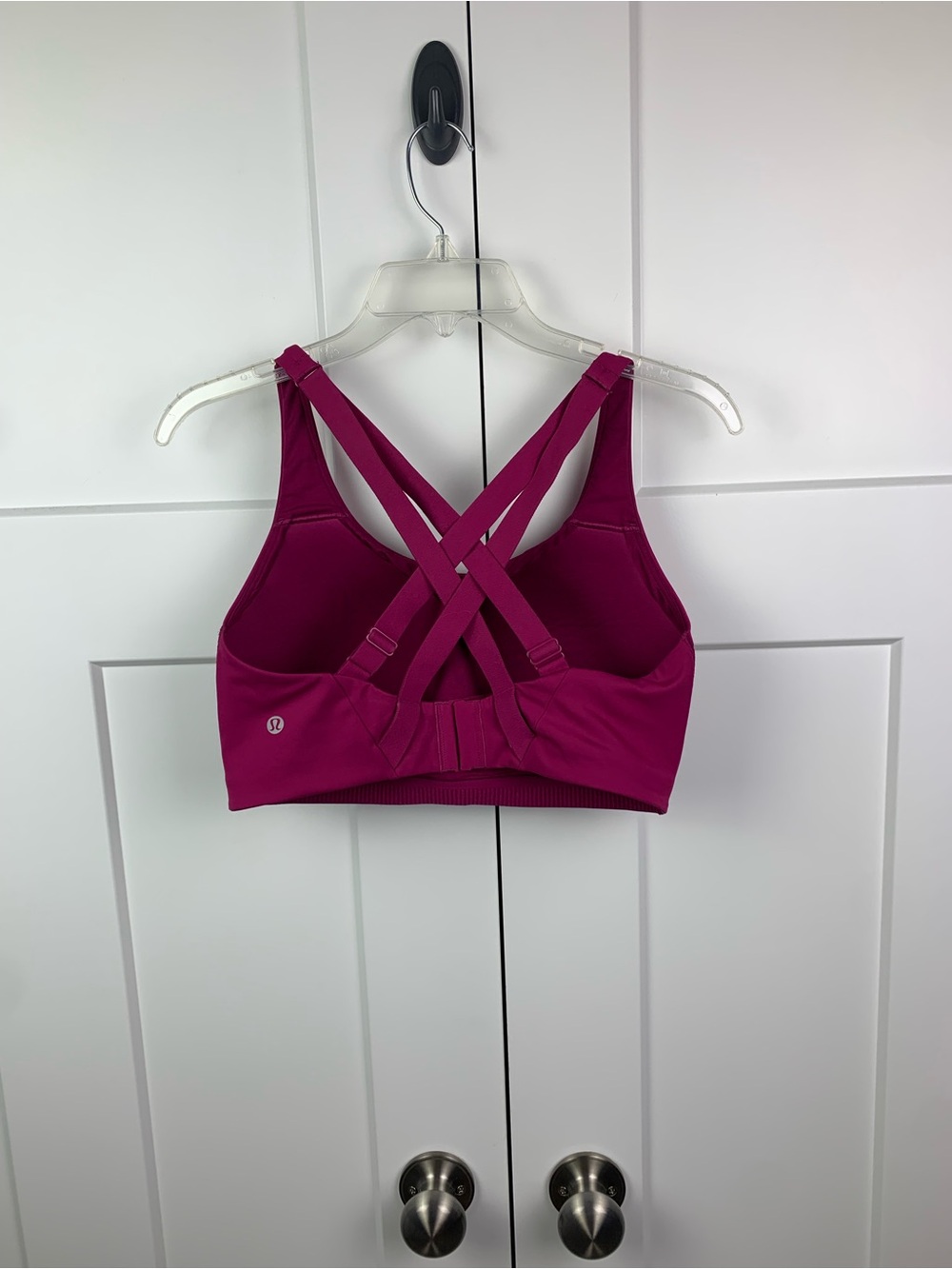 Lululemon Energy Bra 36DD Magenta Purple High Support Strappy - Picture 6 of 7
